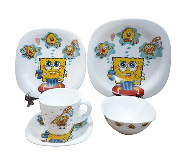 Children's plate set SpongeBob